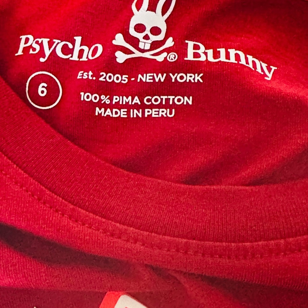 Psycho Bunny Men’s Large Pima Cotton Shirt Lot Of 2 Size Large - Picture 5 of 8